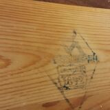 2 tables de chevet murales en teck de Ølholm furnitures, Danemark années 1960