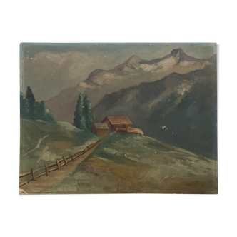 Landscape on canvas