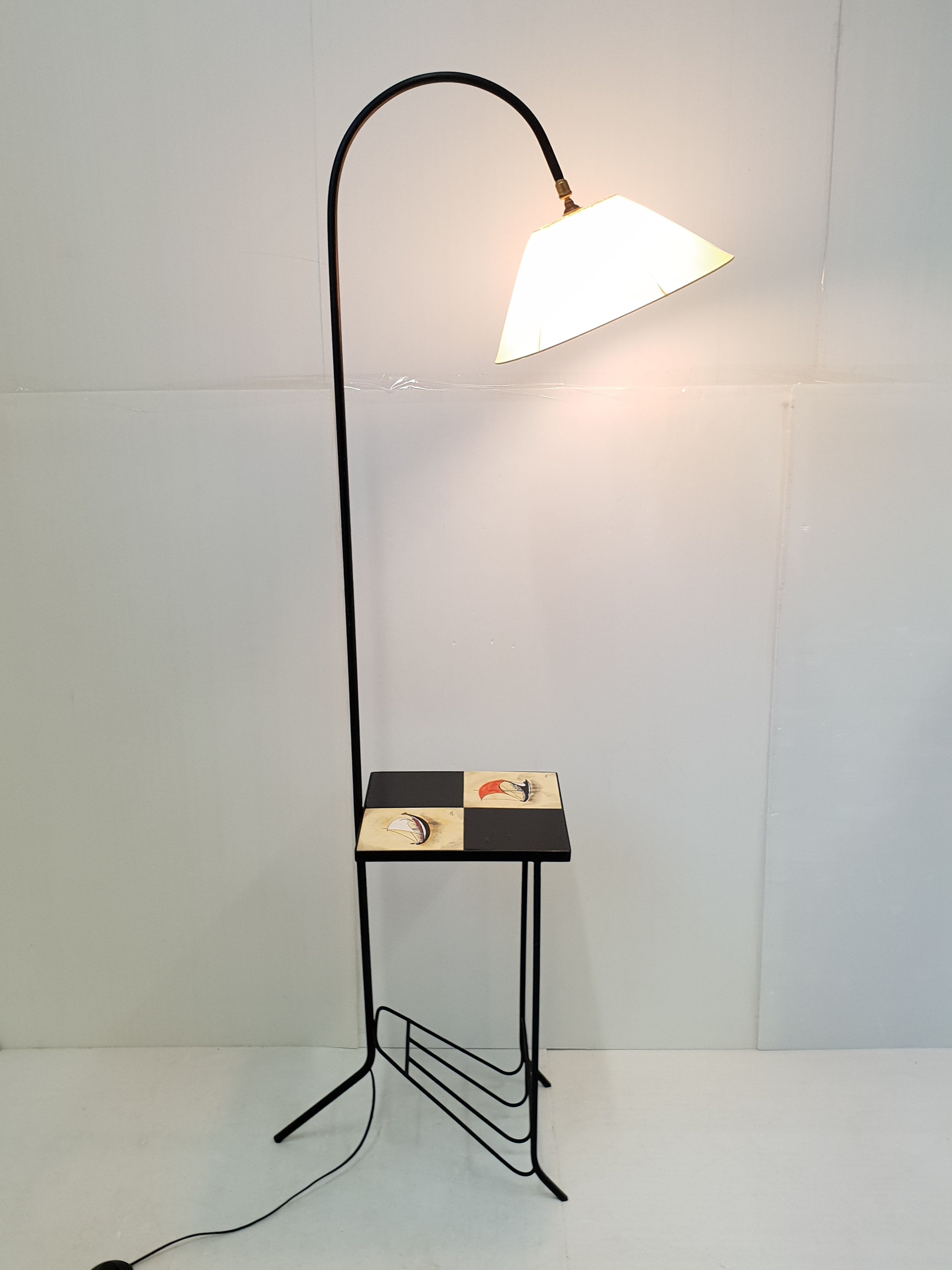 Lampadaire vintage 1950