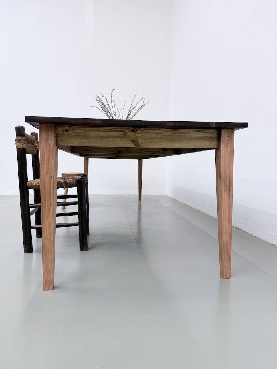 1950 pine farmhouse table 3m XL