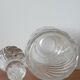 Trio de flacons cristal Baccarat modèle Bambou , vers 1910