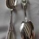 12 silver-plated metal teaspoons by Félix Frères