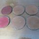 Set of 6 small antique mirrors beveled art Deco to pose
