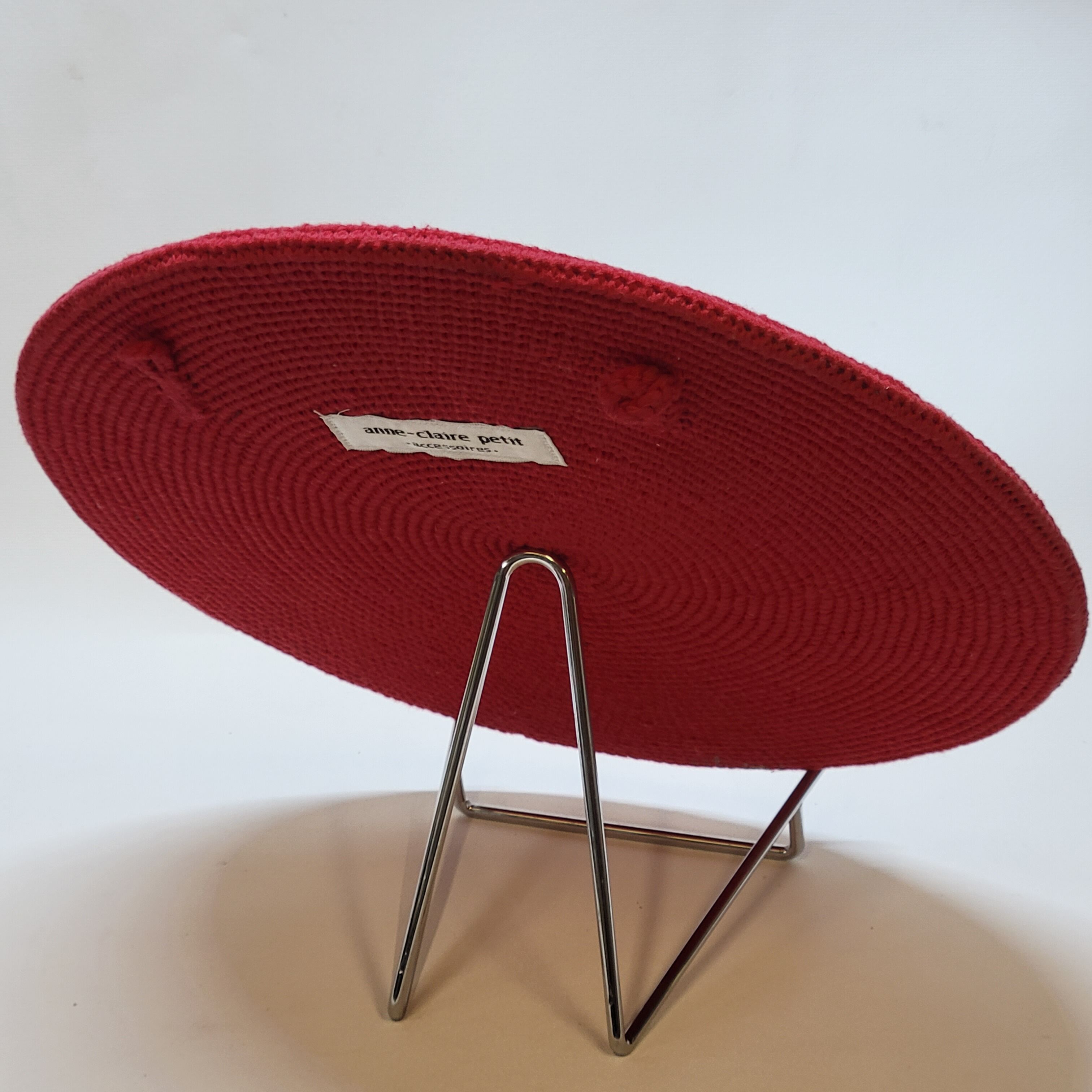 Miroir Rond Mural Cadre Crochet Tricot Bohême