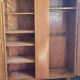 Vintage wardrobe wardrobe oak, 50s