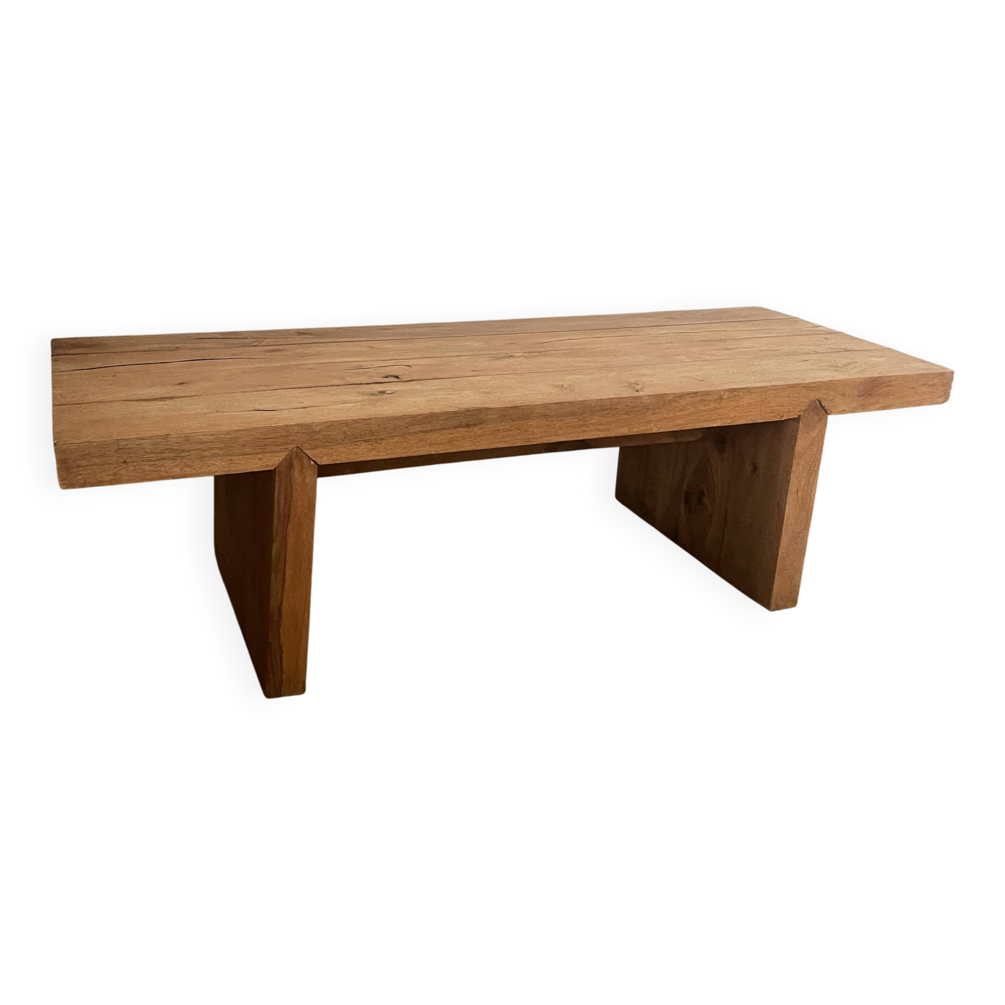 Coffee table in the style of Pierre Chapo.