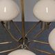 Space age chandelier with 5 lights from the 60s/70s