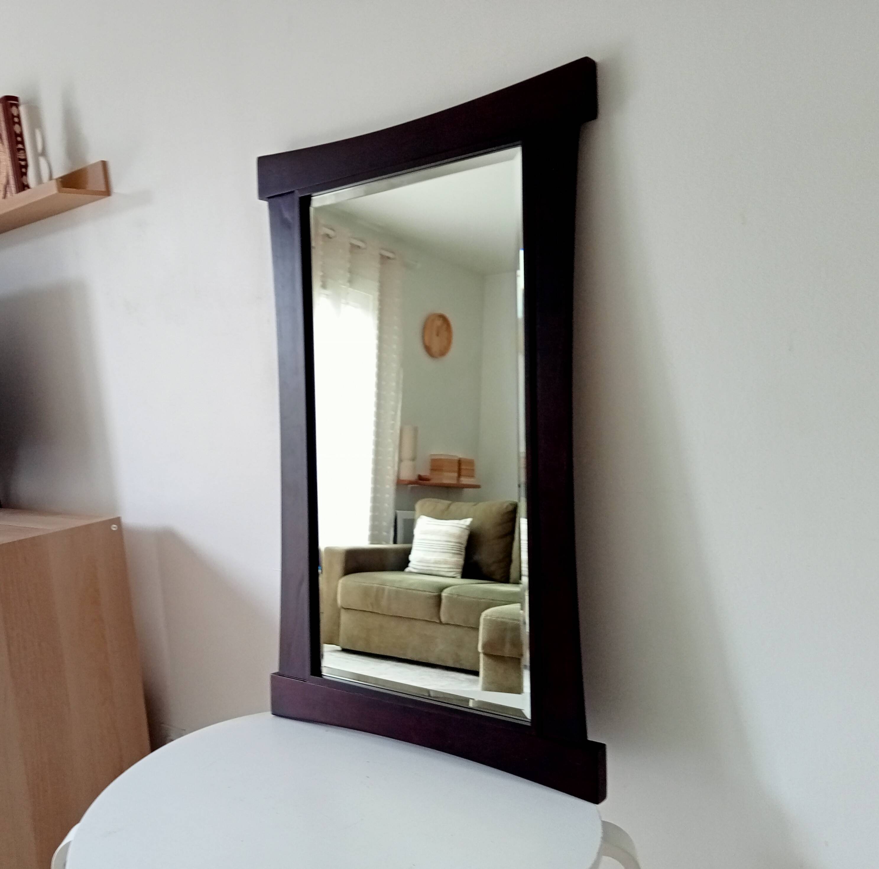Miroir vintage biseautée de style Asiatique