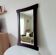 Miroir vintage biseautée de style Asiatique