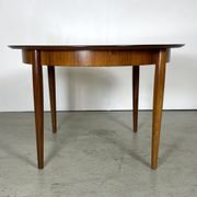 1960s MidCentury Round Extendable Rosewood Dining Table