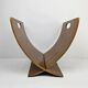 Scandinavian Magazine Rack in Teak Veneered Plywood, 1970's