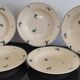 5 old Amandinoise St Amand soup plates