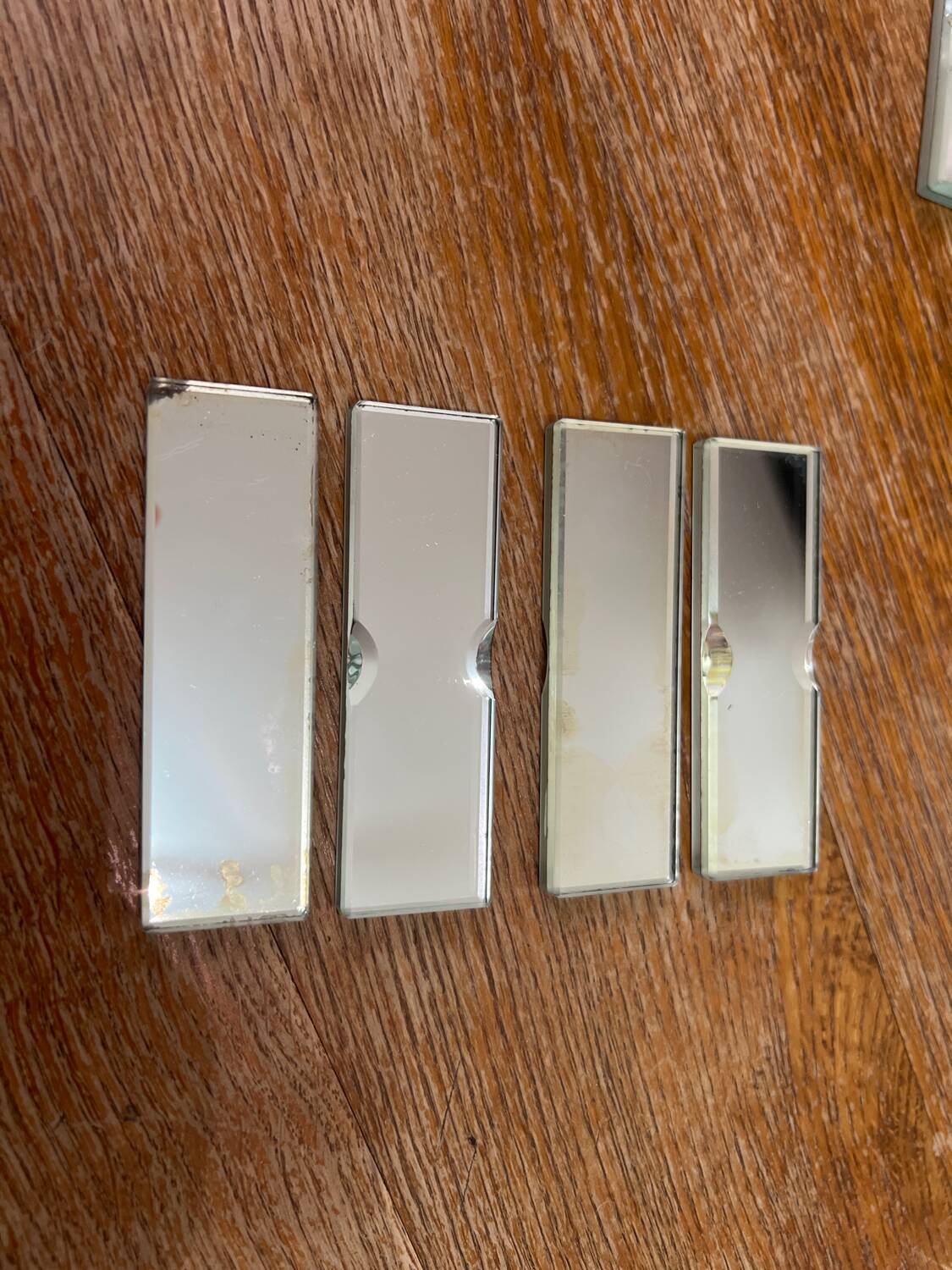 Mirror knife holders