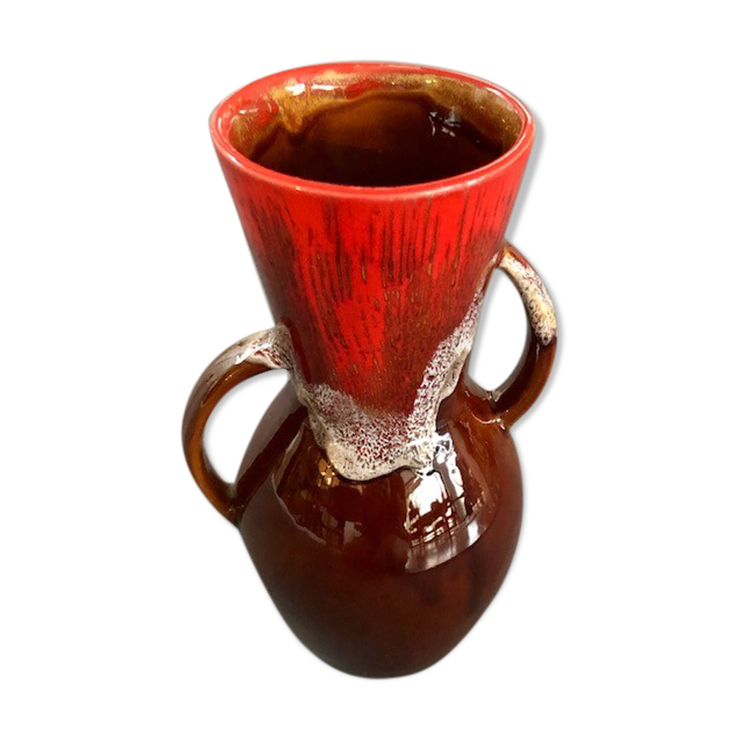 Vase Vallauris Fat lava
