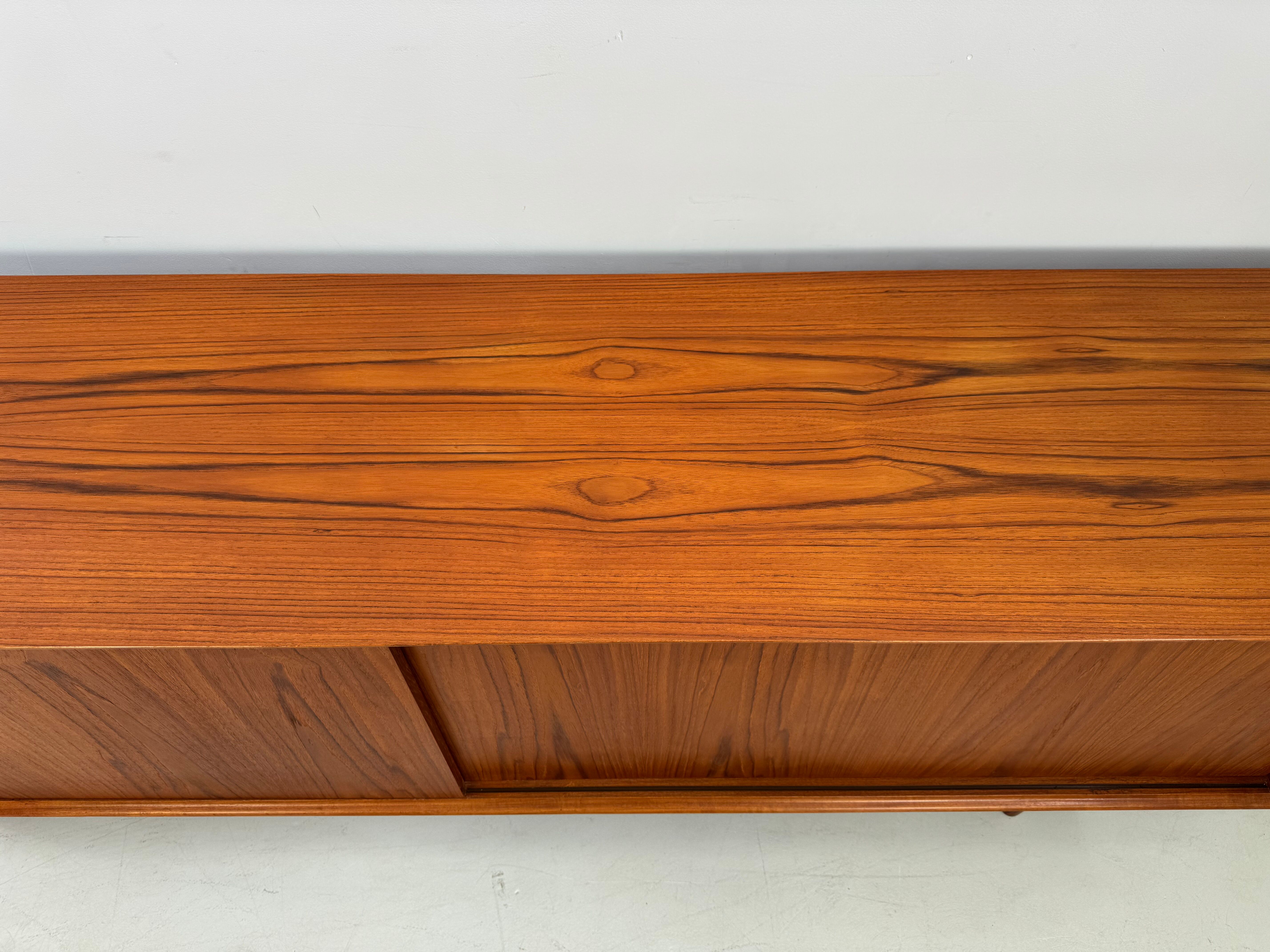 Rare and beautiful Danish sideboard by E. Pedersen & Son A-S Copenhagen.