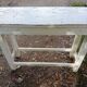 Table d'appoint, console en bois blanc patiné