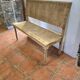 Banquette bistrot en bois , 120cms de long