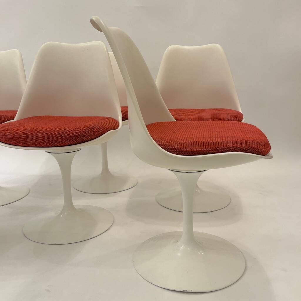 6 chaises pivotante Knoll Eero Saarinen vers 1970