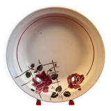 Hollow round plate in Badonviller earthenware Ø 27.8 cm