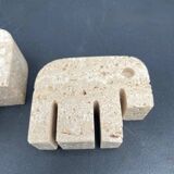 3 travertine elephants, Italy 1970