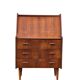 Norwegian teak secretary, Scandinavian vintage 1960s