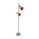 DBGM lamppost 2 lights orange and chrome 70s