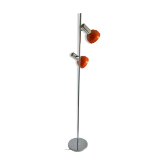 DBGM lamppost 2 lights orange and chrome 70s