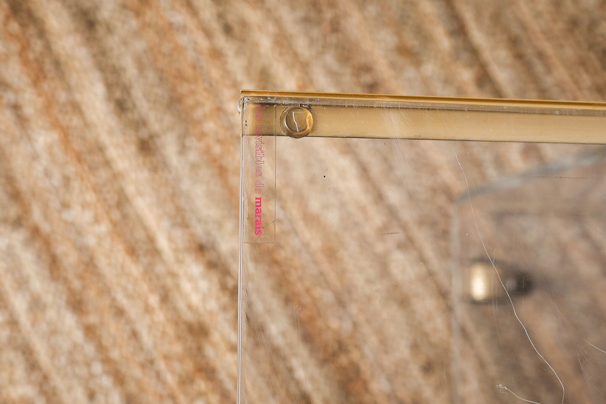 Plexiglas furniture of 'invisible de marais'