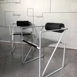Pair of Seconda armchairs by Mario Botta for Alias, Postmodernism 1980s
