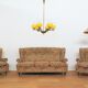 Baroque armchairs and sofa, 1950s, set of 3