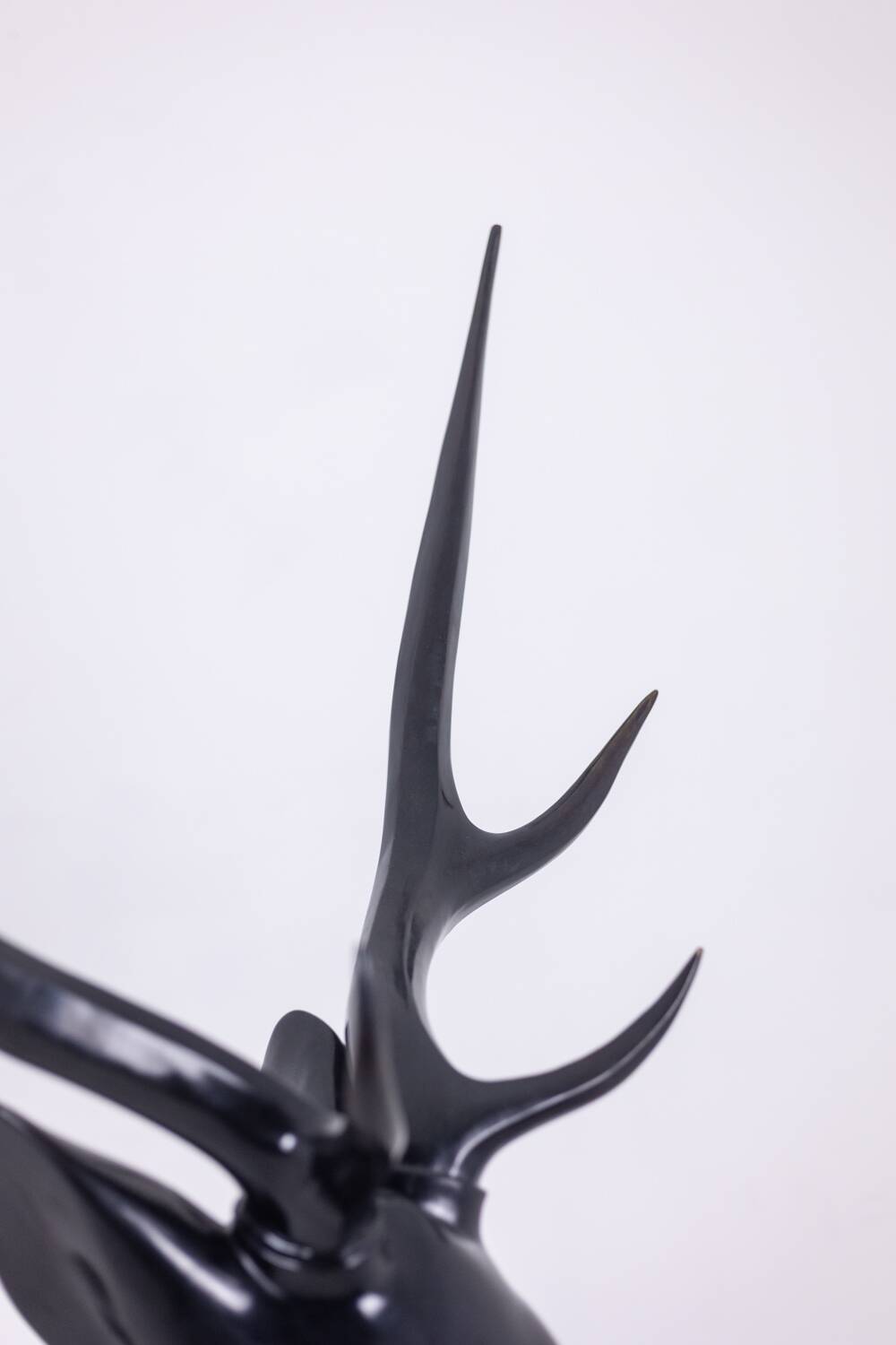 François Pompon. Deer, life-size bronze sculpture. 2006 edition