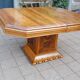 table art déco en noyer avec rallonges 14 couverts
