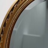 Dutch Wood with Beveled Louis-Philippe Style Mirror labeled Pieterman, 1950