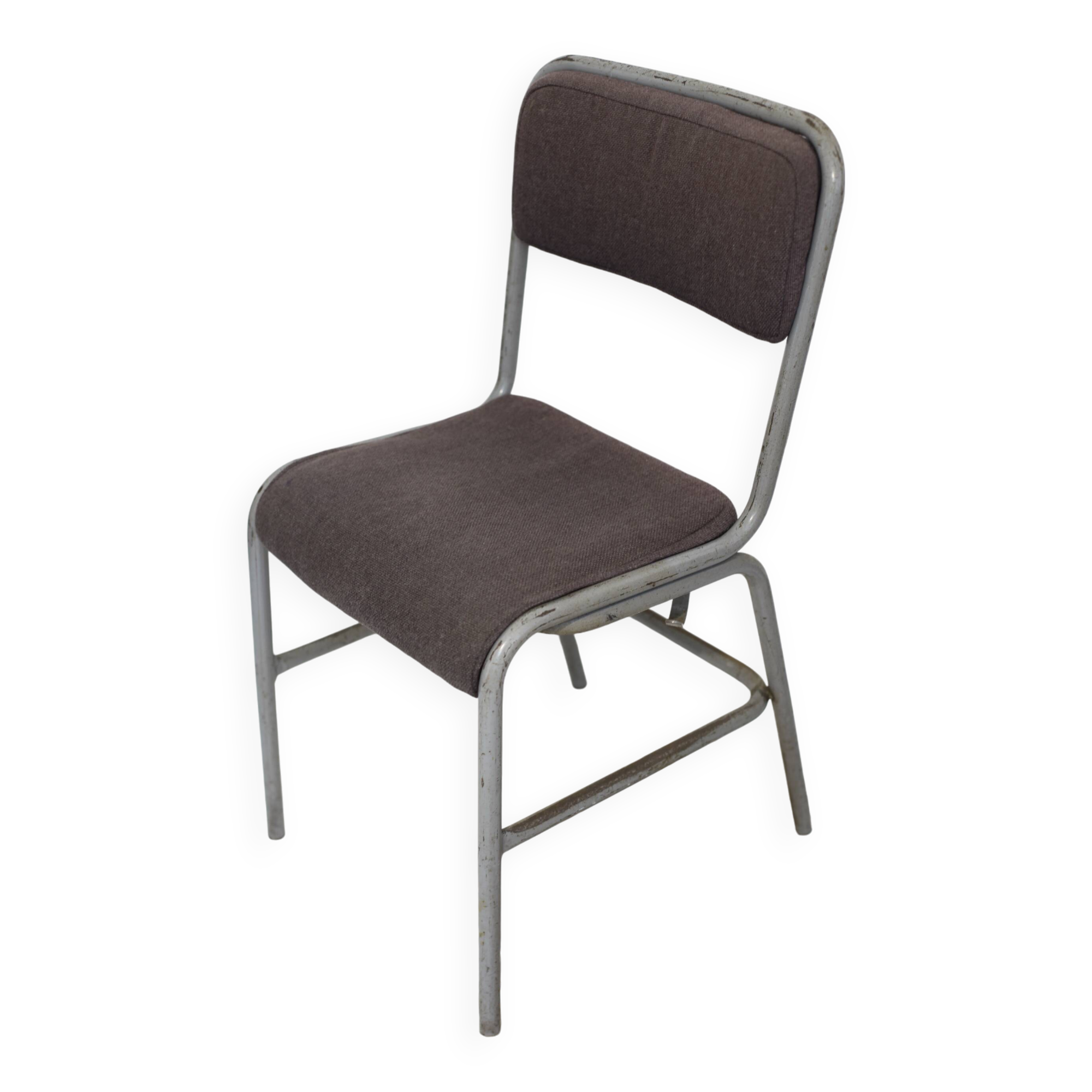 Vintage iron chair with hook