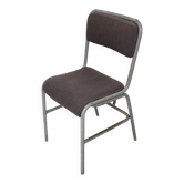 Chaise vintage en fer avec crochet