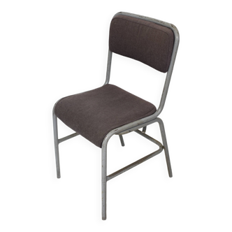 Vintage iron chair with hook