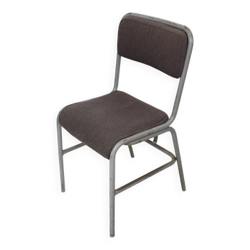 Vintage iron chair with hook
