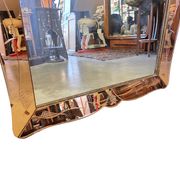 Very Large French Art Deco Venetian Style Mirror, 1930s