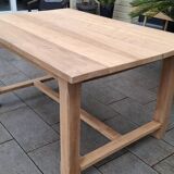 Farmhouse table with extension