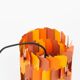 Vintage Danish pendant light Facet pop by Louis Weisdorf, Lyfa, 1972