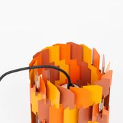 Vintage Danish pendant light Facet pop by Louis Weisdorf, Lyfa, 1972