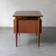 Freestanding writing desk in teak, Danish design, 1950s