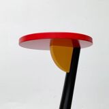 Postmodern wooden plant stand or side table