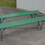 2 brewery folding benches