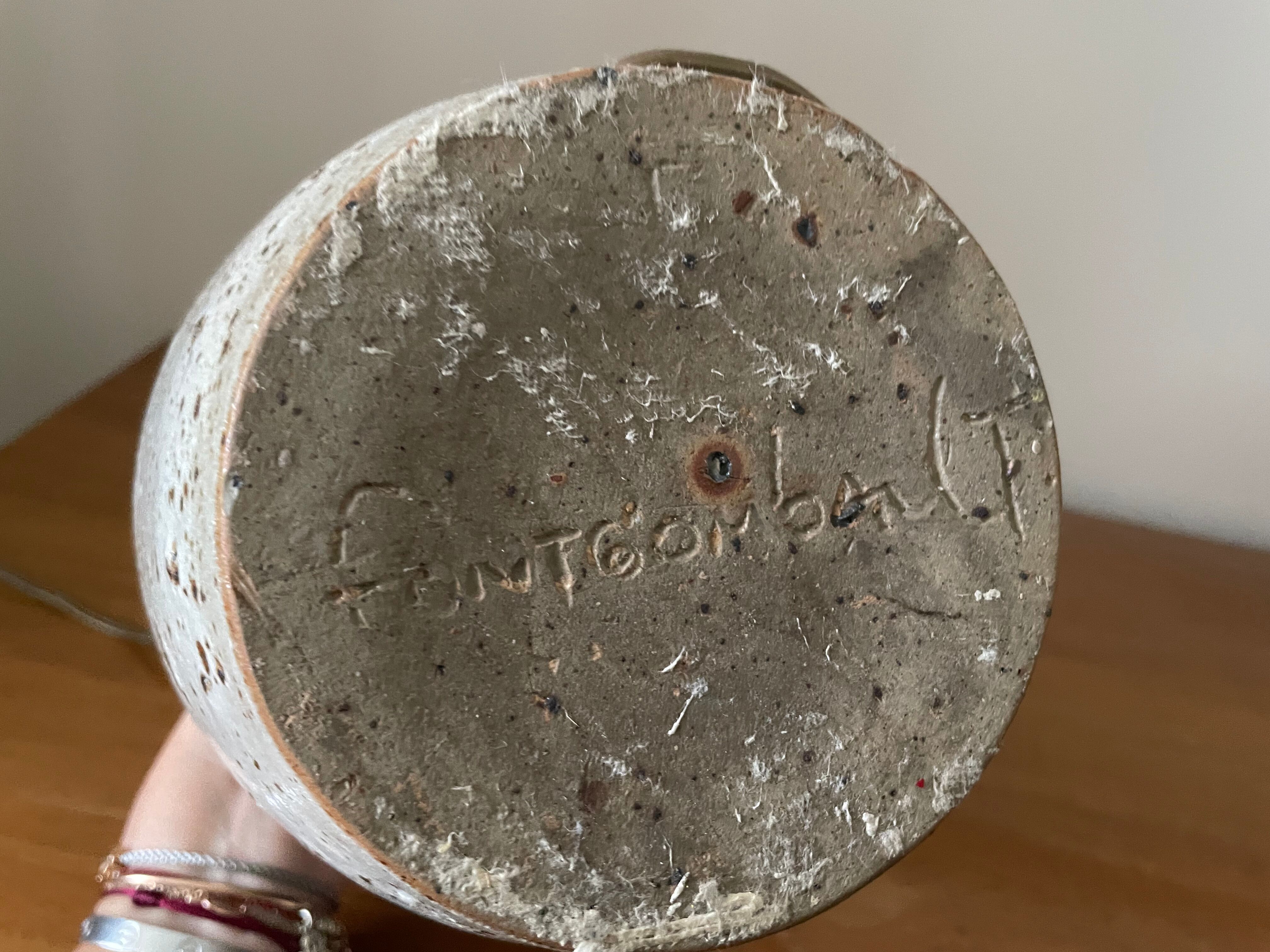 Fontgombault ceramic lamp