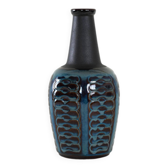 Stoneware vase, Danish design, 1970s, production: Søholm