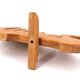 Folding wooden candle holder in the shape of a bird, 70s