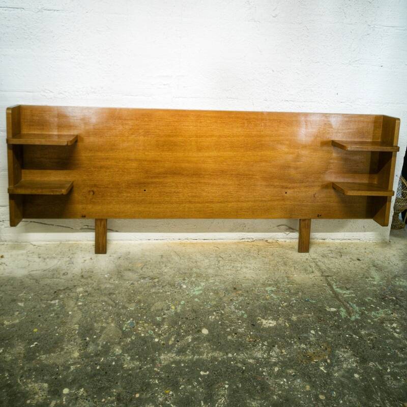 Vintage shelf headboard