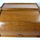 Wooden curtain desk binder