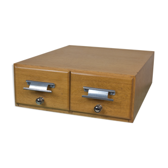 Small furniture with 2 drawers, vintage desk
